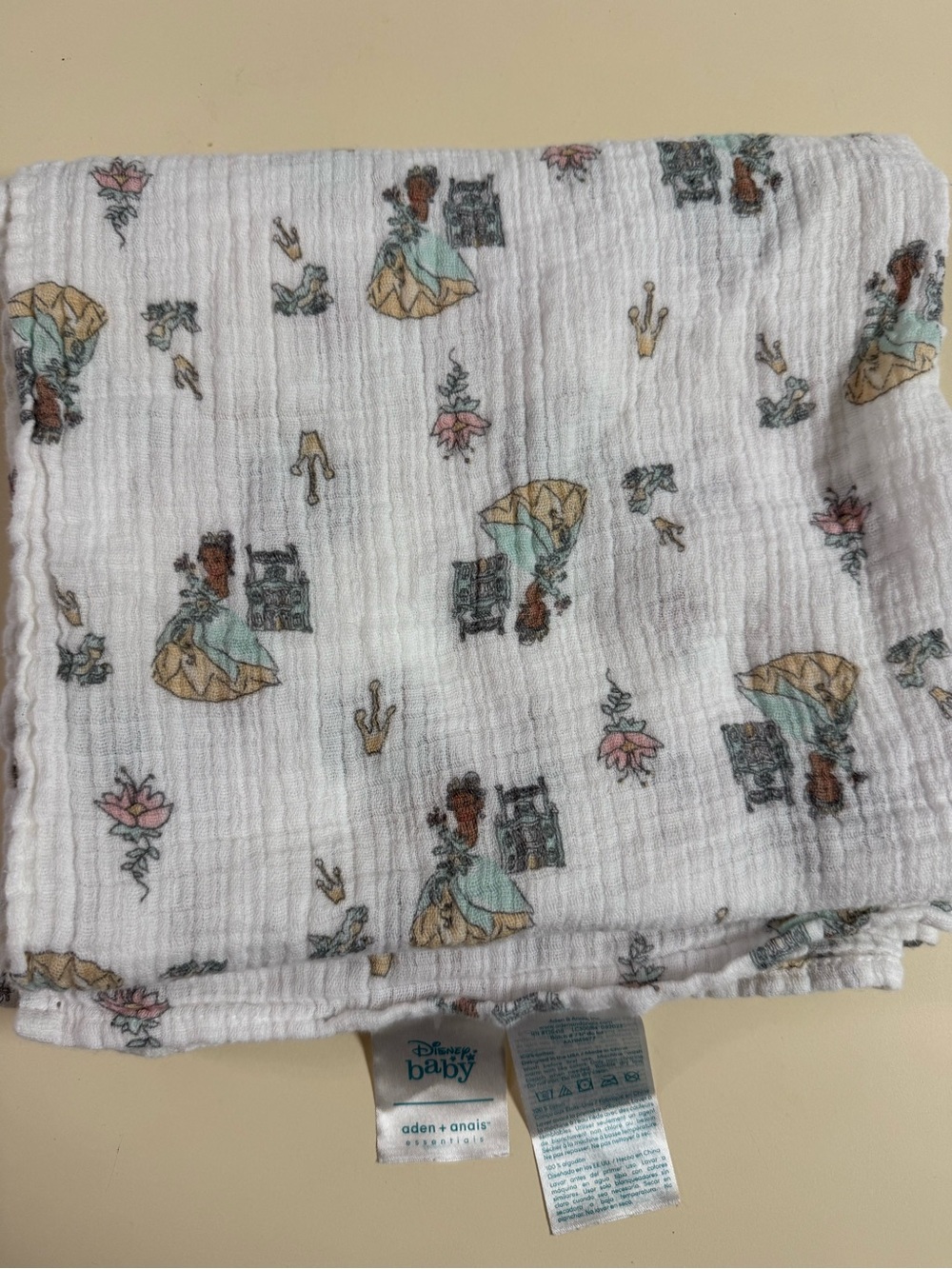 Disney Baby Aden + Anais Princess Tianna and the Frog Muslin Swaddle